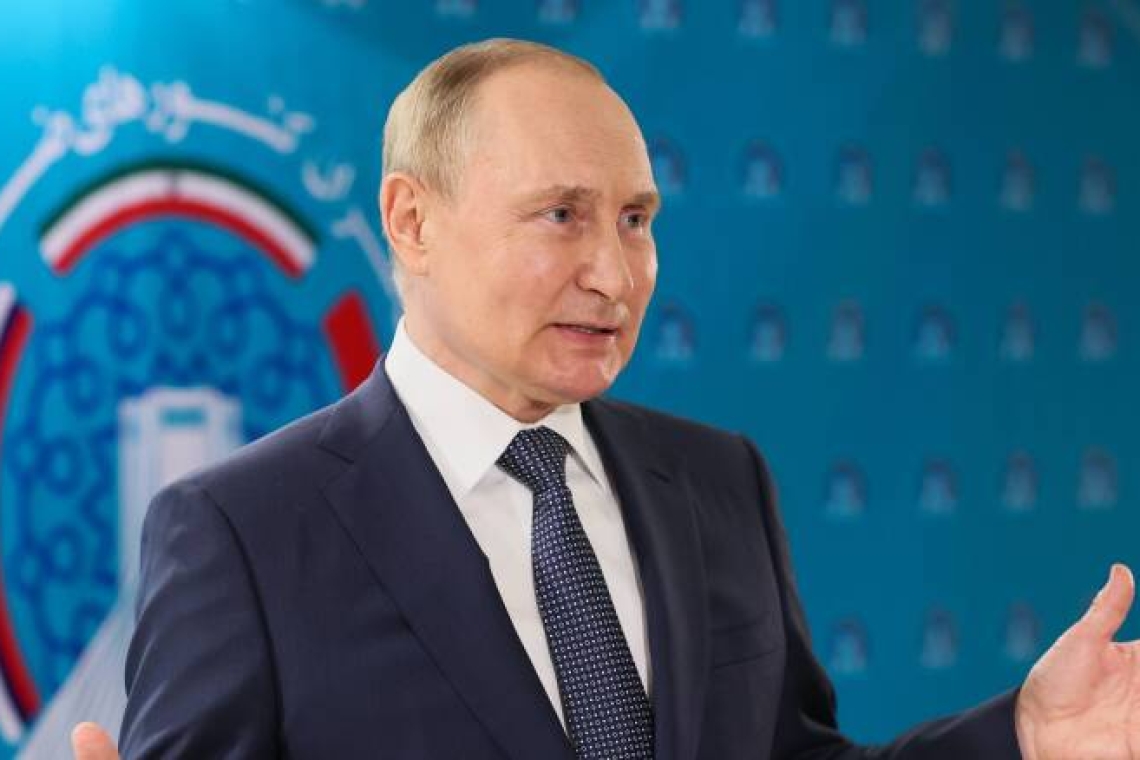 Le président russe, Vladimir Poutine promeut les armes utilisées "dans les conditions de combat réelles"
